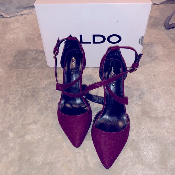 Aldo Burgundy Pump - Picture 1 of 4
